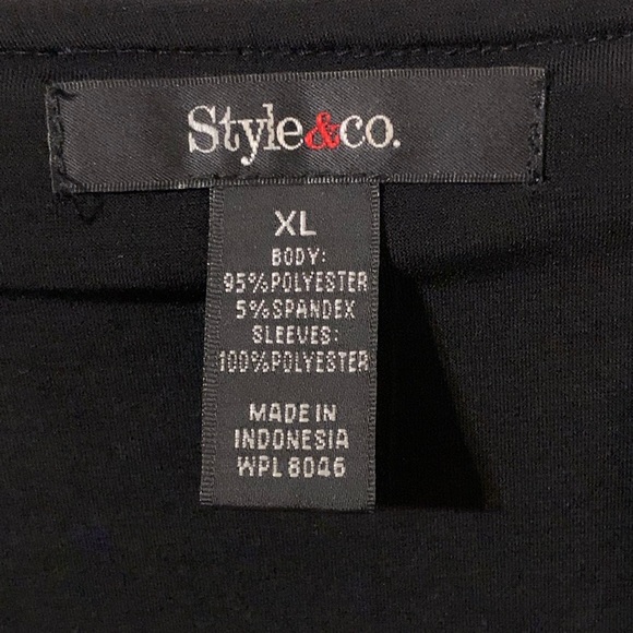 STYLE & CO. Long Sleeve Tunic Top size XL - Picture 8 of 15